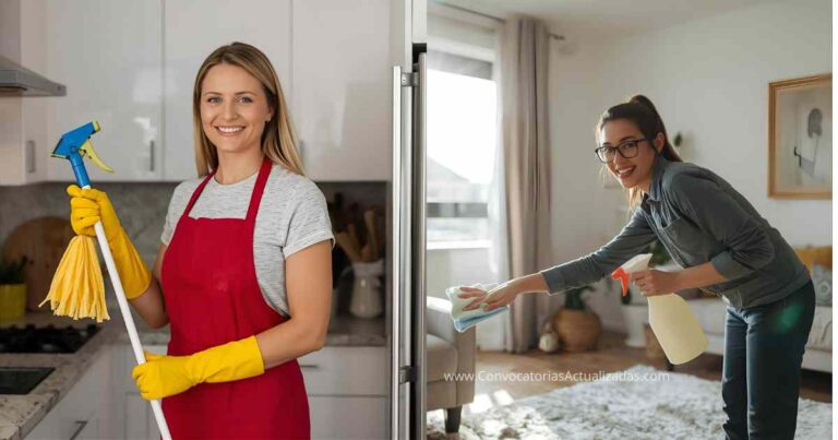 Plazas Abiertas para Limpieza de Casas: Trabajo Independiente con Total Flexibilidad