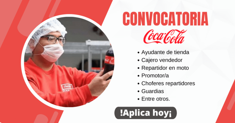 ¿Estás listo para dar el siguiente paso en tu carrera? Encuentra la vacante ideal en Coca-Cola FEMSA