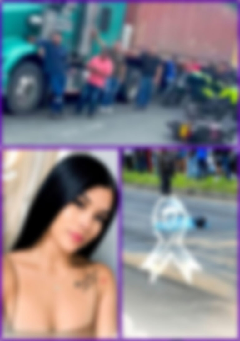 Joven mujer sufrió grave accidente en peligrosa vía de Medellín y el caso genera preocupación