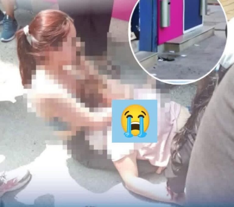 Niña abrazó a su madre herida en plena calle y la escena rompió el corazón de miles