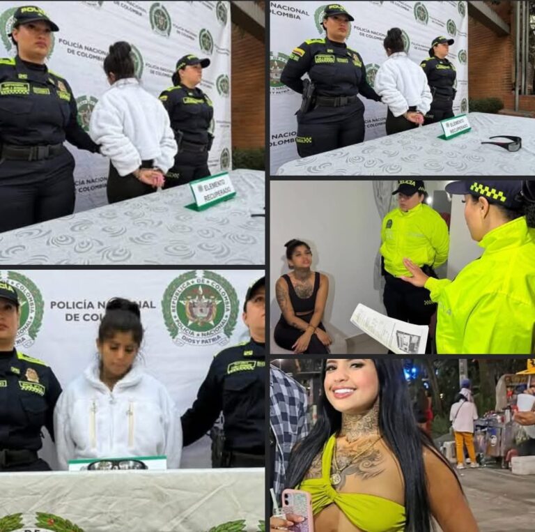 🔒🔗 Capturan a “Valentina Mor” por presunto robo a extranjero en Medellín