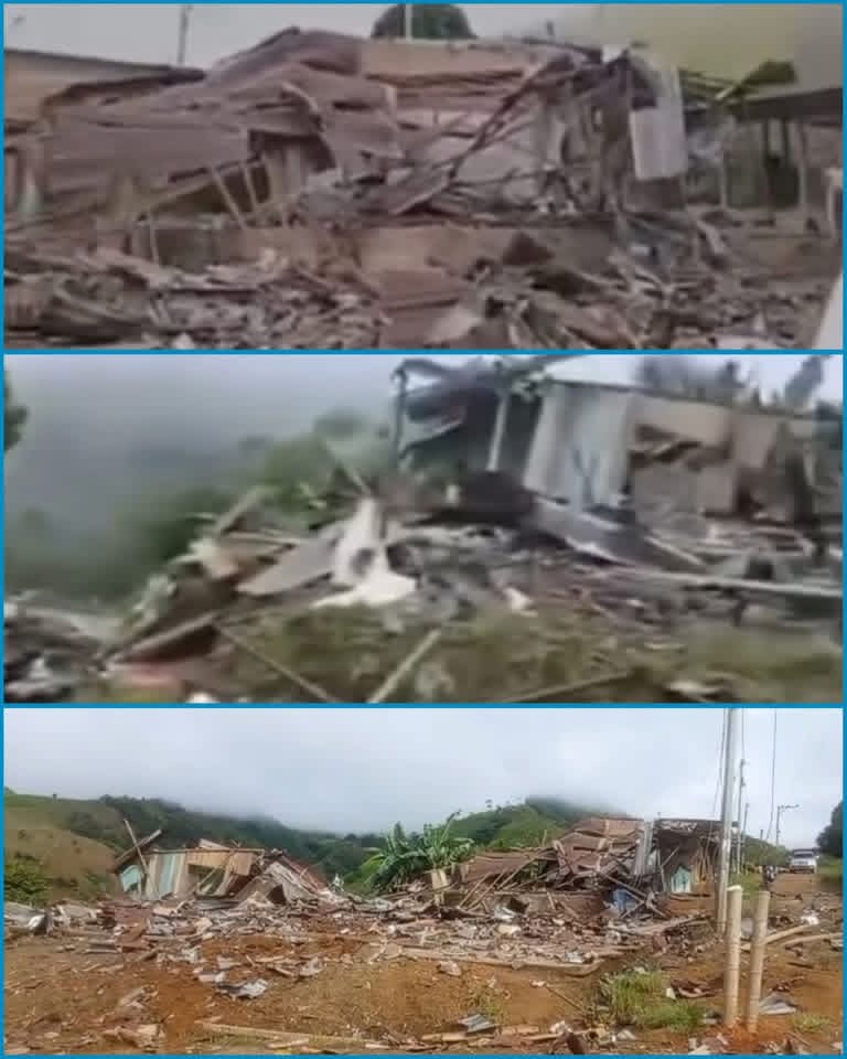 🚨 Terror en Cauca: una fuerte explosión destruyó viviendas y dejó escenas de desesperación en plena madrugada